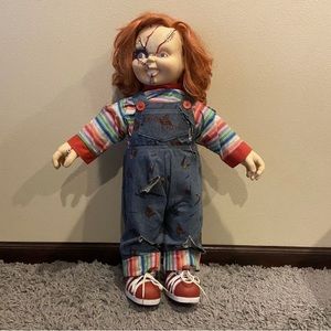 Chucky Doll Life Size Scarred Stitched Face Halloween Spooky 26”